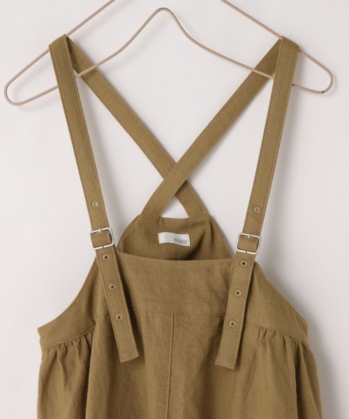 LOWRYS FARM(ローリーズファーム)の「ジャンスカ 872005(ワンピース・キッズ・アイボリー/ブラウン/チャコールグレー/イエロー/ホワイト系その他・MEDIUM/LARGE/X-LARGE)」の7枚目の写真