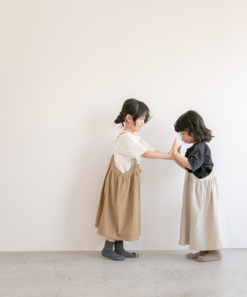 LOWRYS FARM(ローリーズファーム)の「ジャンスカ 872005(ワンピース・キッズ・アイボリー/ブラウン/チャコールグレー/イエロー/ホワイト系その他・MEDIUM/LARGE/X-LARGE)」の15枚目の写真