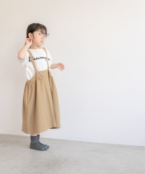 LOWRYS FARM(ローリーズファーム)の「ジャンスカ 872005(ワンピース・キッズ・アイボリー/ブラウン/チャコールグレー/イエロー/ホワイト系その他・MEDIUM/LARGE/X-LARGE)」の16枚目の写真