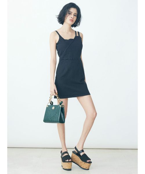 EVRIS（エヴリス）の「コルクウエッジサンダル（サンダル・レディース・ブラック/ベージュ・SMALL/MEDIUM/LARGE）」の3枚目の写真