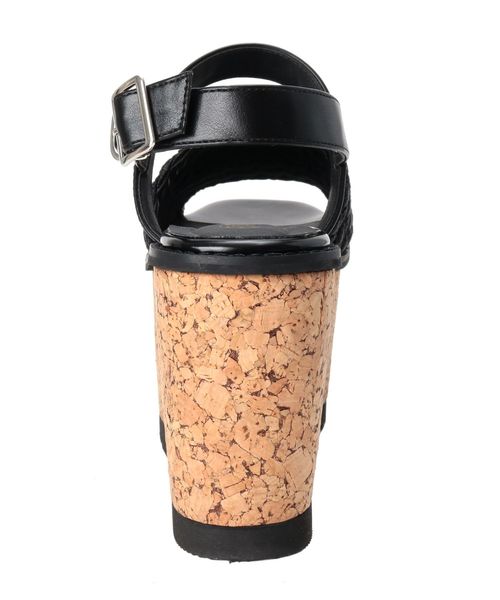 EVRIS（エヴリス）の「コルクウエッジサンダル（サンダル・レディース・ブラック/ベージュ・SMALL/MEDIUM/LARGE）」の14枚目の写真