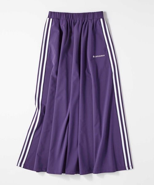 CONVERSE（コンバース）の「【CONVERSE】ラインスカート（スカート・レディース・パープル/ダークベージュ/ブラック・M）」の9枚目の写真