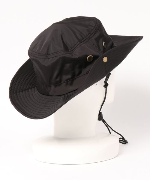 emesuelee（エメスーリー）の「撥水 アドベンチャーハット（ハット・メンズ・オレンジ/ブラック/ベージュ/ネイビー/オリーブ/ターコイズブルー・フリー）」の7枚目の写真