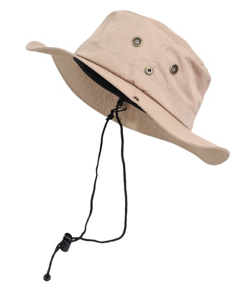 emesuelee（エメスーリー）の「撥水 アドベンチャーハット（ハット・メンズ・オレンジ/ブラック/ベージュ/ネイビー/オリーブ/ターコイズブルー・フリー）」の3枚目の写真