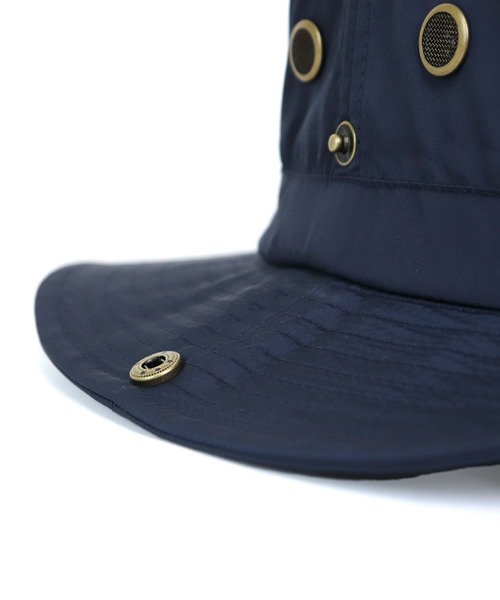 emesuelee（エメスーリー）の「撥水 アドベンチャーハット（ハット・メンズ・オレンジ/ブラック/ベージュ/ネイビー/オリーブ/ターコイズブルー・フリー）」の16枚目の写真