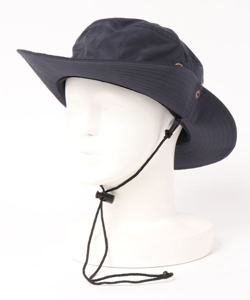 emesuelee（エメスーリー）の「撥水 アドベンチャーハット（ハット・メンズ・オレンジ/ブラック/ベージュ/ネイビー/オリーブ/ターコイズブルー・フリー）」の10枚目の写真