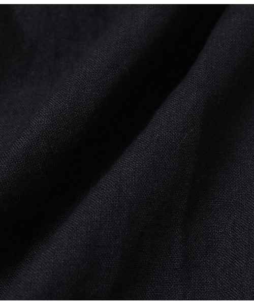 ADAM ET ROPE'（アダムエロペ）の「ベルギーリネン 半袖シャツ（シャツ/ブラウス・メンズ・ホワイト系その他2/ブラック/ブルー系その他5・M/L）」の7枚目の写真