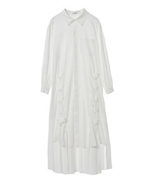 LACE UP SHIRT ワンピース