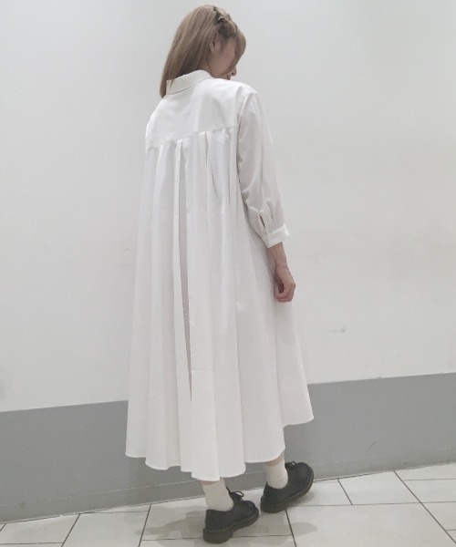 Candy Stripper（キャンディストリッパー）の「LACE UP SHIRT ワンピース（ワンピース・レディース・ブラック/オフホワイト・1/2）」の14枚目の写真