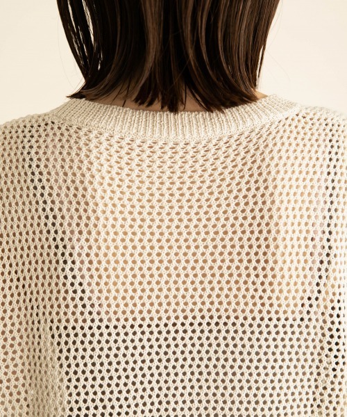 LOWRYS FARM（ローリーズファーム）の「メッシュベスト　891735（ベスト・レディース・ダークブラウン/オフホワイト/ブルー・FREE）」の21枚目の写真