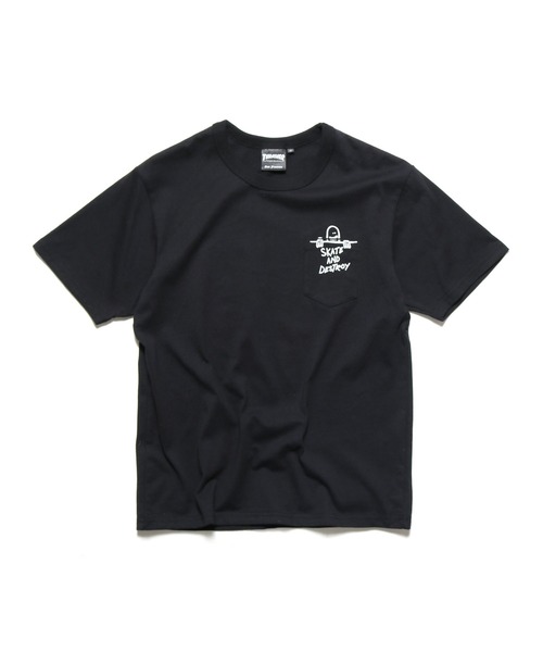 THRASHER（スラッシャー）の「THRASHER/スラッシャー G.SK8&D POCKET S/S T-SHIRT 半袖Tシャツ（Tシャツ/カットソー・メンズ・ブラック/グリーン/ホワイト・M/L/XL）」の4枚目の写真