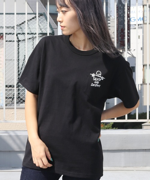 THRASHER（スラッシャー）の「THRASHER/スラッシャー G.SK8&D POCKET S/S T-SHIRT 半袖Tシャツ（Tシャツ/カットソー・メンズ・ブラック/グリーン/ホワイト・M/L/XL）」の15枚目の写真