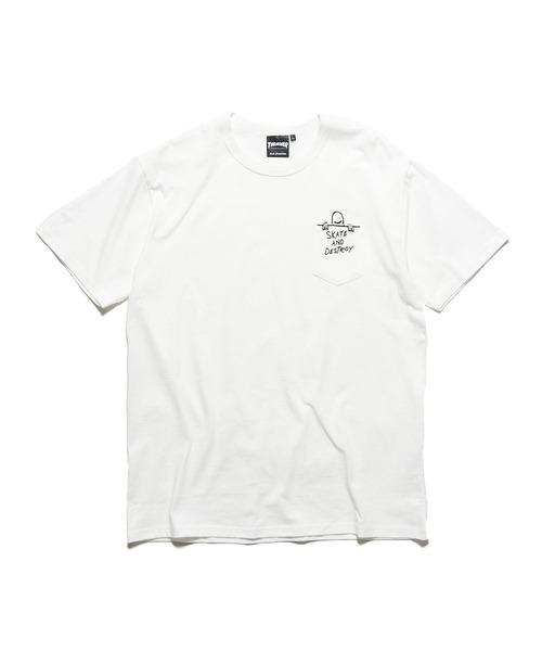 THRASHER（スラッシャー）の「THRASHER/スラッシャー G.SK8&D POCKET S/S T-SHIRT 半袖Tシャツ（Tシャツ/カットソー・メンズ・ブラック/グリーン/ホワイト・M/L/XL）」の16枚目の写真