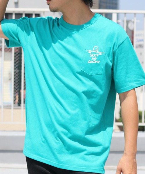 THRASHER（スラッシャー）の「THRASHER/スラッシャー G.SK8&D POCKET S/S T-SHIRT 半袖Tシャツ（Tシャツ/カットソー・メンズ・ブラック/グリーン/ホワイト・M/L/XL）」の17枚目の写真