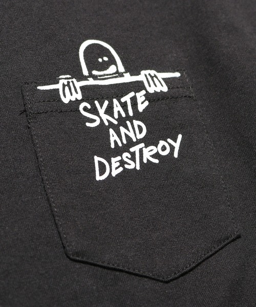 THRASHER（スラッシャー）の「THRASHER/スラッシャー G.SK8&D POCKET S/S T-SHIRT 半袖Tシャツ（Tシャツ/カットソー・メンズ・ブラック/グリーン/ホワイト・M/L/XL）」の18枚目の写真