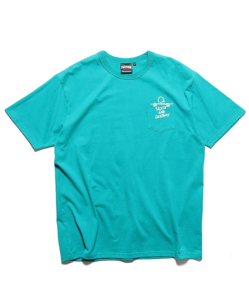 THRASHER（スラッシャー）の「THRASHER/スラッシャー G.SK8&D POCKET S/S T-SHIRT 半袖Tシャツ（Tシャツ/カットソー・メンズ・ブラック/グリーン/ホワイト・M/L/XL）」の20枚目の写真