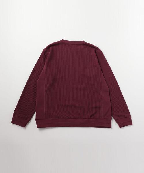 UNITED ARROWS LTD. OUTLET（ユナイテッドアローズアウトレット）の「＜A DAY IN THE LIFE＞ ワッフルクルーネックT FW（Tシャツ/カットソー・メンズ・ネイビー/オリーブ/ワインレッド/ナチュラル・SMALL/MEDIUM）」の5枚目の写真