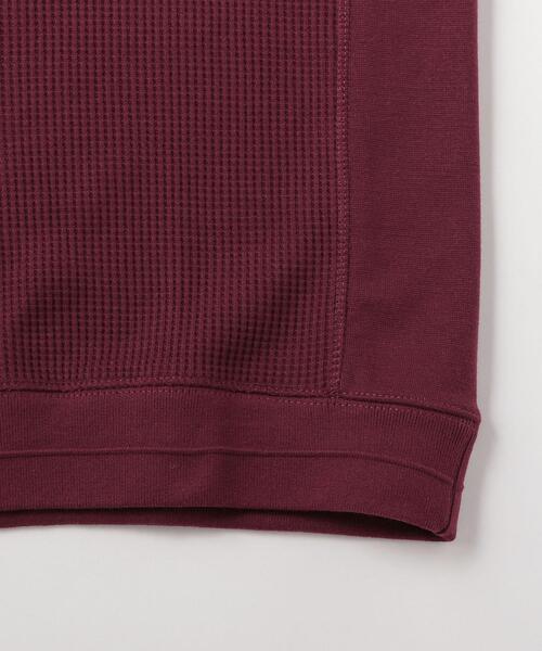 UNITED ARROWS LTD. OUTLET（ユナイテッドアローズアウトレット）の「＜A DAY IN THE LIFE＞ ワッフルクルーネックT FW（Tシャツ/カットソー・メンズ・ネイビー/オリーブ/ワインレッド/ナチュラル・SMALL/MEDIUM）」の9枚目の写真