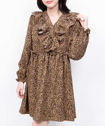 ワンピース ブラウン 茶色系 レオパード柄 ファッション通販 Zozotown