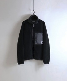 【Kappa / カッパ】 別注 ビッグシルエット シープ / シャギー スタンドカラーボアジャケット