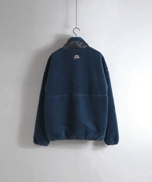 Kappa（カッパ）の「【Kappa / カッパ】 別注 ビッグシルエット シープ / シャギー スタンドカラーボアジャケット（ブルゾン・メンズ・ブラウン/ブルー/ベージュ/アイボリー/ブラック/ベージュ系その他/グレー/ラベンダー・L/M）」の12枚目の写真