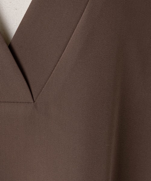 moi tytto（モイテュット）の「マーメイドジャンパースカート【低身長さん向け(S)サイズあり/リボンタイセット】（ワンピース・レディース・ブラック/モカ/チェック・SMALL/MEDIUM）」の19枚目の写真