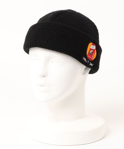SPINNS（スピンズ）の「タバコ刺繍ニットキャップ（ニット