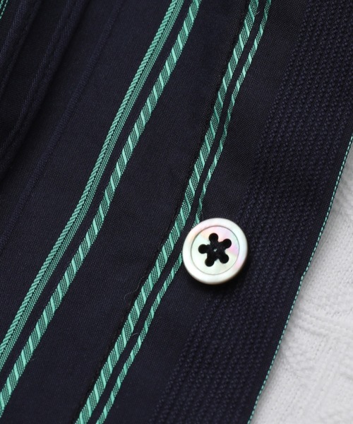 MEN'S BIGI（メンズビギ）の「ブライトストライプストレッチシャツ（シャツ/ブラウス・メンズ・ホワイト/ネイビー・01/03/02/04）」の12枚目の写真