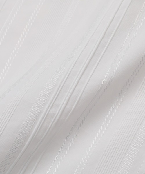 MEN'S BIGI（メンズビギ）の「ブライトストライプストレッチシャツ（シャツ/ブラウス・メンズ・ホワイト/ネイビー・01/03/02/04）」の15枚目の写真
