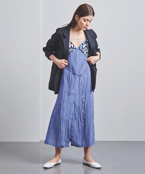 UNITED ARROWS(ユナイテッドアローズ)の「UGCM リネン テーラードジャケット◆(テーラードジャケット・レディース・ホワイト/ネイビー・36/38)」の7枚目の写真