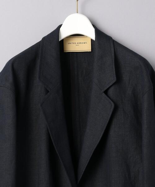UNITED ARROWS(ユナイテッドアローズ)の「UGCM リネン テーラードジャケット◆(テーラードジャケット・レディース・ホワイト/ネイビー・36/38)」の12枚目の写真