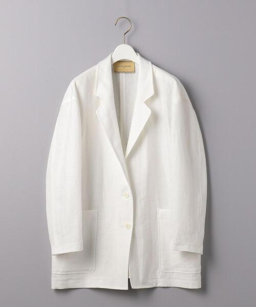 UNITED ARROWS(ユナイテッドアローズ)の「UGCM リネン テーラードジャケット◆(テーラードジャケット・レディース・ホワイト/ネイビー・36/38)」の17枚目の写真