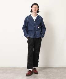 CAL O LINE デニム カバーオール エンジニアジャケット Mサイズ CAL O LINE (キャルオーライン) ENGINEERS JACKET / エンジニ