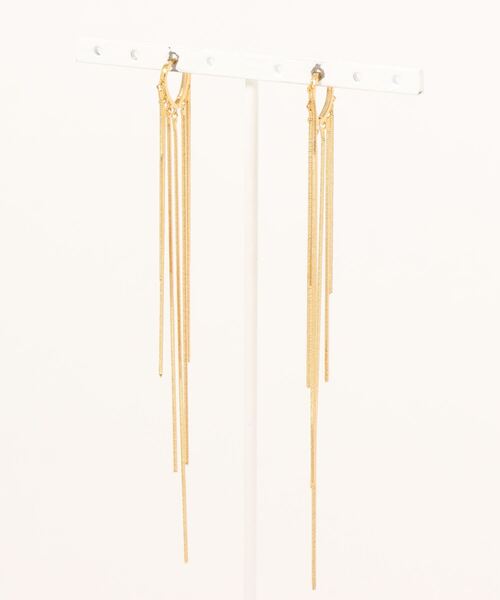chuclla(チュクラ)の「【chuclla】Tassel earrings cha193(ピアス(両耳用)・レディース・ゴールド/シルバー・FREE)」の3枚目の写真
