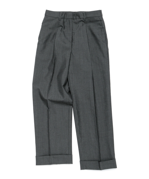 Demi-Luxe BEAMS（デミルクス ビームス）の「Demi-Luxe BEAMS / ウールオックス ワイドパンツ（その他パンツ・レディース・グレー/ネイビー・38/40/36）」の17枚目の写真