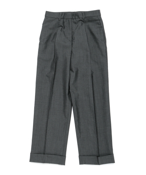 Demi-Luxe BEAMS（デミルクス ビームス）の「Demi-Luxe BEAMS / ウールオックス ワイドパンツ（その他パンツ・レディース・グレー/ネイビー・38/40/36）」の19枚目の写真