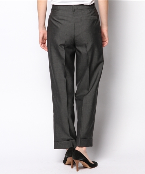 Demi-Luxe BEAMS（デミルクス ビームス）の「Demi-Luxe BEAMS / ウールオックス ワイドパンツ（その他パンツ・レディース・グレー/ネイビー・38/40/36）」の6枚目の写真