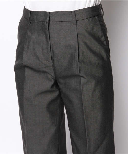 Demi-Luxe BEAMS（デミルクス ビームス）の「Demi-Luxe BEAMS / ウールオックス ワイドパンツ（その他パンツ・レディース・グレー/ネイビー・38/40/36）」の7枚目の写真