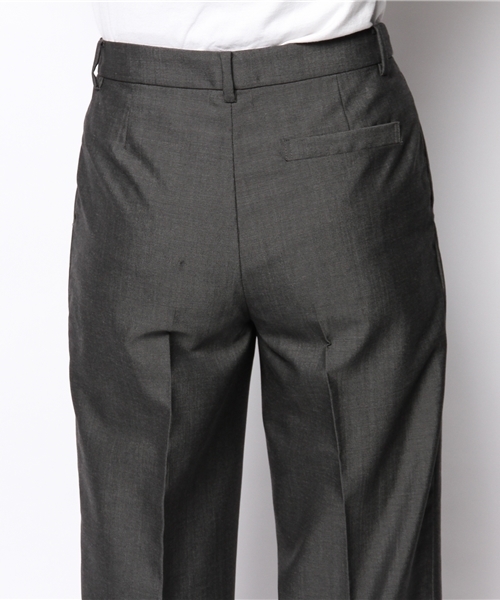 Demi-Luxe BEAMS（デミルクス ビームス）の「Demi-Luxe BEAMS / ウールオックス ワイドパンツ（その他パンツ・レディース・グレー/ネイビー・38/40/36）」の8枚目の写真