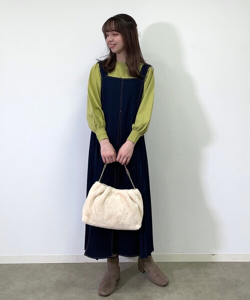 grove（グローブ）の「スタイリング自由自在！もちもちニットのセットアップ【WEB限定カラー/S-3L】（セットアップ・レディース・ベージュ系その他7/ライトグレー/ピンク系その他/グリーン系その他5/ライトブルー/レモンイエロー/ネイビー系5/グレー系その他・01/02/03/04/05）」の18枚目の写真