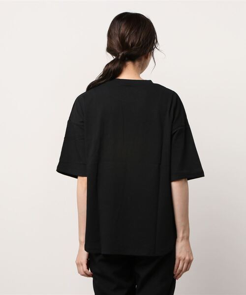 RIKKA FEMME(リッカファム)の「RIKKA FEMME/リッカファム Tシャツ R21SS104(Tシャツ/カットソー・レディース・ホワイト/ブラック/ベージュ・FREE)」の5枚目の写真