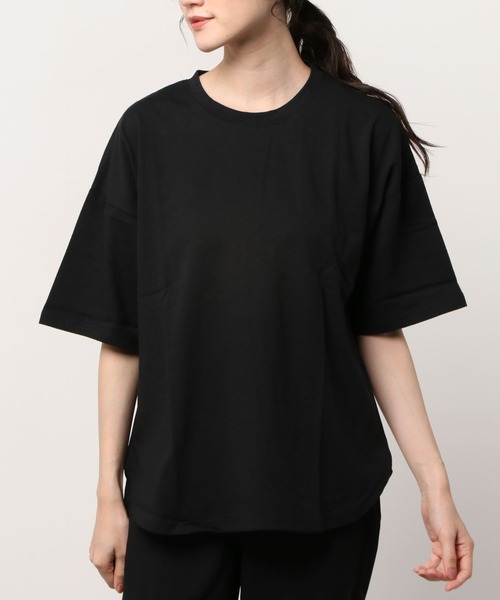 RIKKA FEMME(リッカファム)の「RIKKA FEMME/リッカファム Tシャツ R21SS104(Tシャツ/カットソー・レディース・ホワイト/ブラック/ベージュ・FREE)」の3枚目の写真