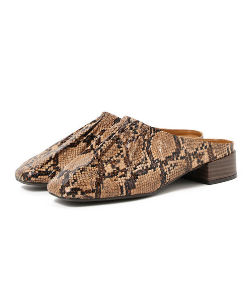 B:MING by BEAMS（ビーミングバイビームス）の「B:MING by BEAMS / ギャザー シューズ（サンダル・レディース・ブラック/ベージュ/その他・22.5cm/23.5cm/24.5cm）」の3枚目の写真