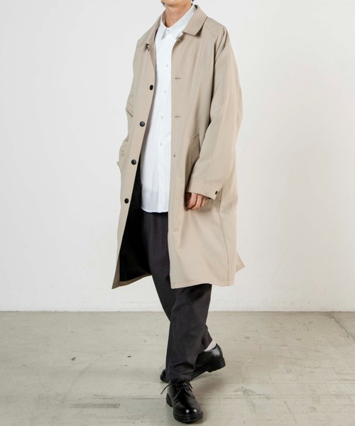 WEGO（ウィゴー）の「WEGO/ブロードスリットビッグシルエットシャツ（シャツ/ブラウス・メンズ・ホワイト/ブラウン・MEDIUM/LARGE）」の14枚目の写真