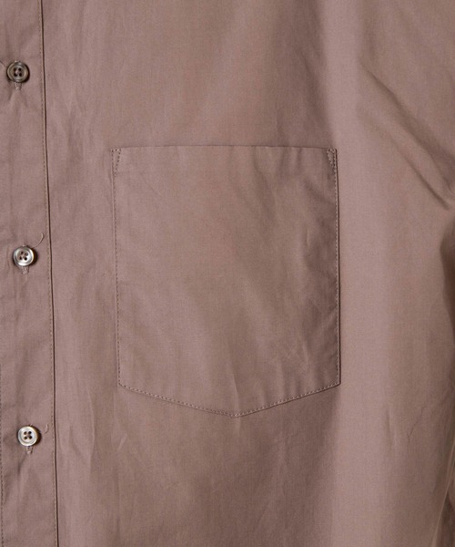 WEGO（ウィゴー）の「WEGO/ブロードスリットビッグシルエットシャツ（シャツ/ブラウス・メンズ・ホワイト/ブラウン・MEDIUM/LARGE）」の10枚目の写真