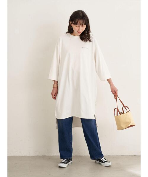 earth music&ecology（アースミュージックアンドエコロジー）の「ミニ巾着ショルダバッグ ＊（トートバッグ・レディース・ベージュ/ネイビー/クリーム・FREE）」の10枚目の写真