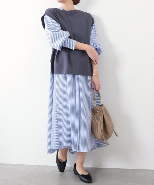 セール パフスリーブシャツワンピース 手洗い可能 シャツワンピース La Totalite ラトータリテ のファッション通販 Zozotown