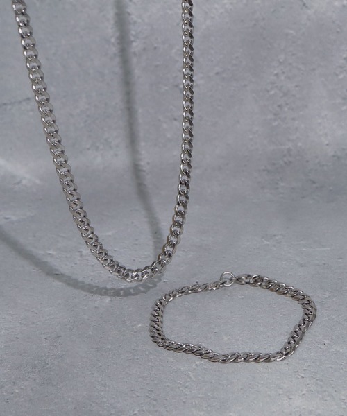 SBG(エスビー)の「SBG 金属アレルギー対応 メンズ ステンレス喜平チェーンネックレス(ネックレス・メンズ・ゴールド/シルバー/ブラック・A/C/D/H/B/G/F/I/E/J/T/P/R/K/O/U/Q/N)」の15枚目の写真