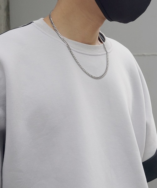 SBG(エスビー)の「SBG 金属アレルギー対応 メンズ ステンレス喜平チェーンネックレス(ネックレス・メンズ・ゴールド/シルバー/ブラック・A/C/D/H/B/G/F/I/E/J/T/P/R/K/O/U/Q/N)」の16枚目の写真