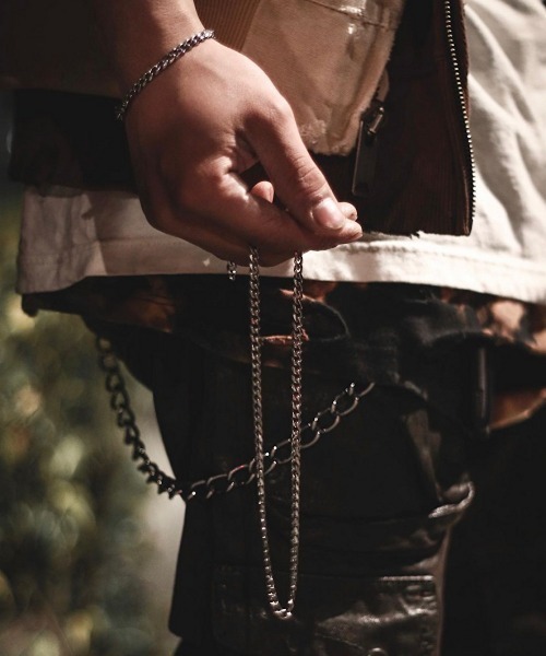 SBG(エスビー)の「SBG 金属アレルギー対応 メンズ ステンレス喜平チェーンネックレス(ネックレス・メンズ・ゴールド/シルバー/ブラック・A/C/D/H/B/G/F/I/E/J/T/P/R/K/O/U/Q/N)」の4枚目の写真